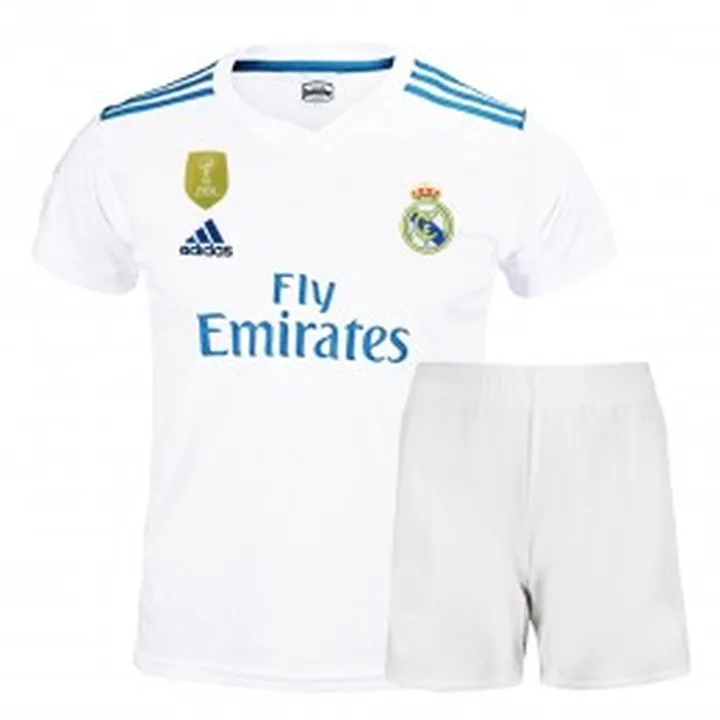 پیراهن و شرت بچگانه رئال مادرید  با نام رونالدو Real Madrid 2017 Kit