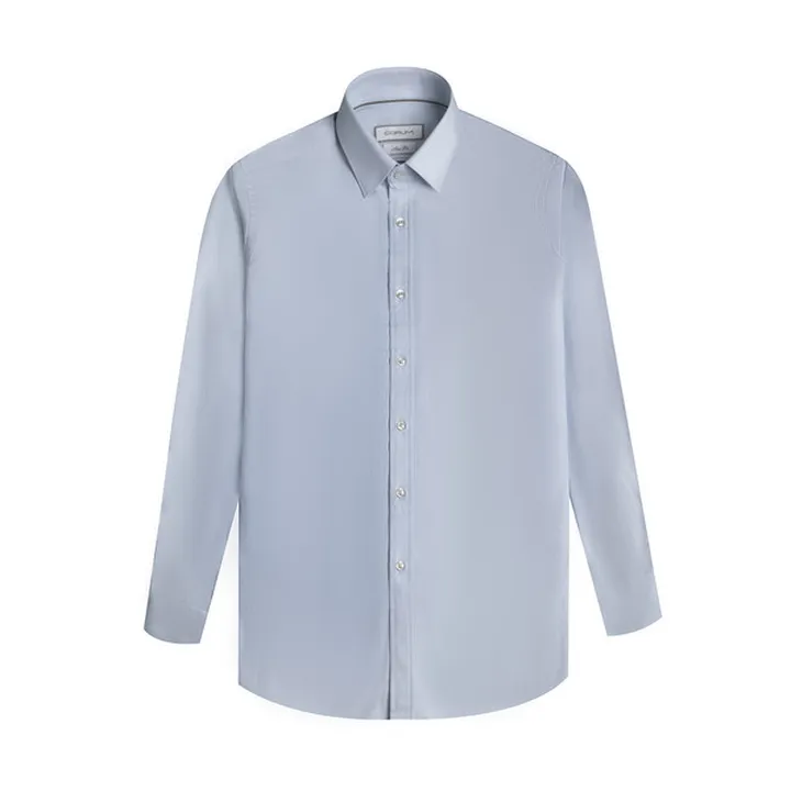 پیراهن آستین بلند یقه برگردان مردانه کروم مدل 2510...