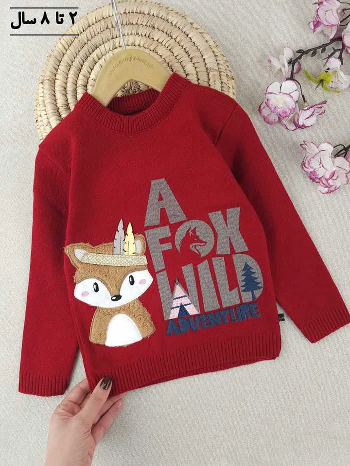 بلوز بافت پسرانه روباه سرخ پوست