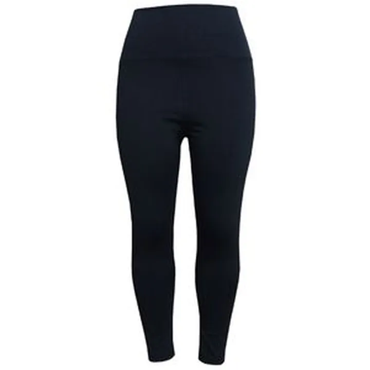 لگینگ زنانه مدل فاق بلند کمر پهن رنگ مشکی