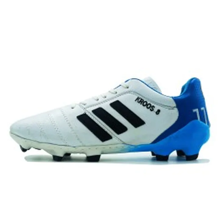 کفش فوتبال آدیداس کروس Adidas White Blue Black