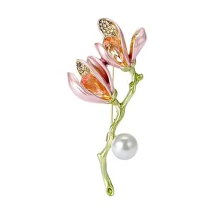 گل سینه زنانه شهر جواهر مدل SJ-BR049-GB