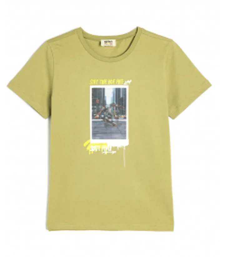 تیشرت آستین کوتاه پسرانه کوتون مدل 5SKB10053TK