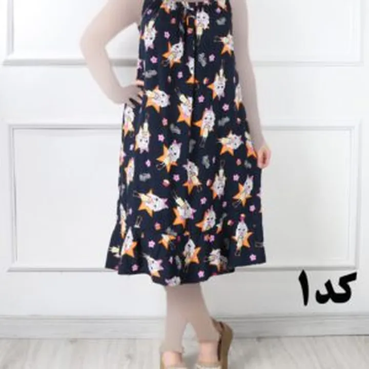 سارافون دو بندی سه بعدی و طرح دار 6944