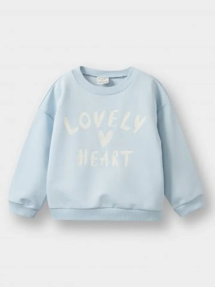 سویشرت نوزاد دختر آبی روشن دفکتو