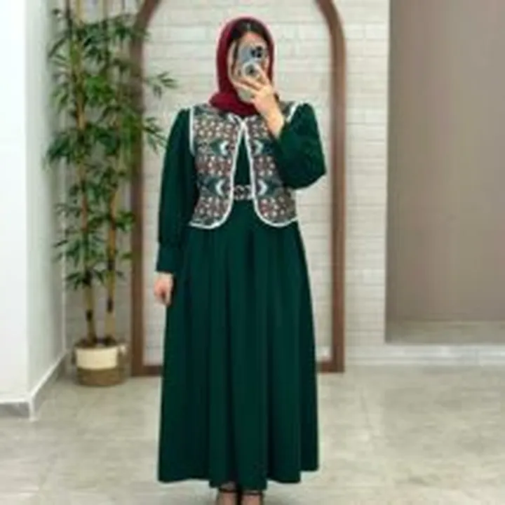 پیراهن جلیقه روشنک کله غازی