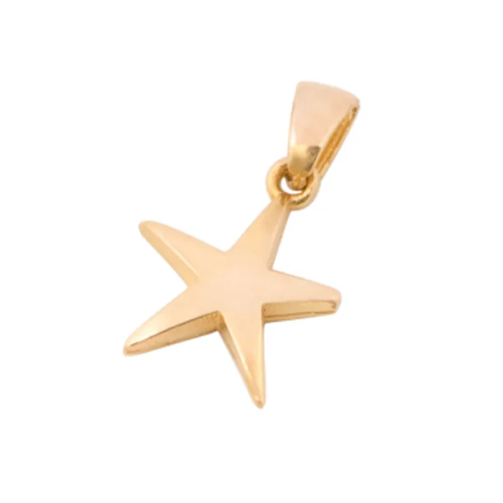 آویز طلا زنانه سور گالری مدل ستاره کد wa4650