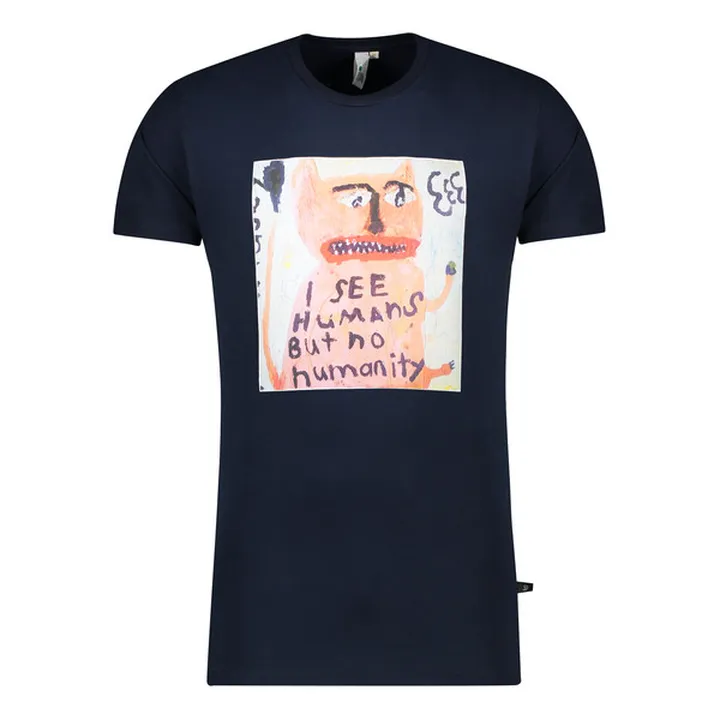 تی شرت آستین کوتاه مردانه فیل مدل No humanity