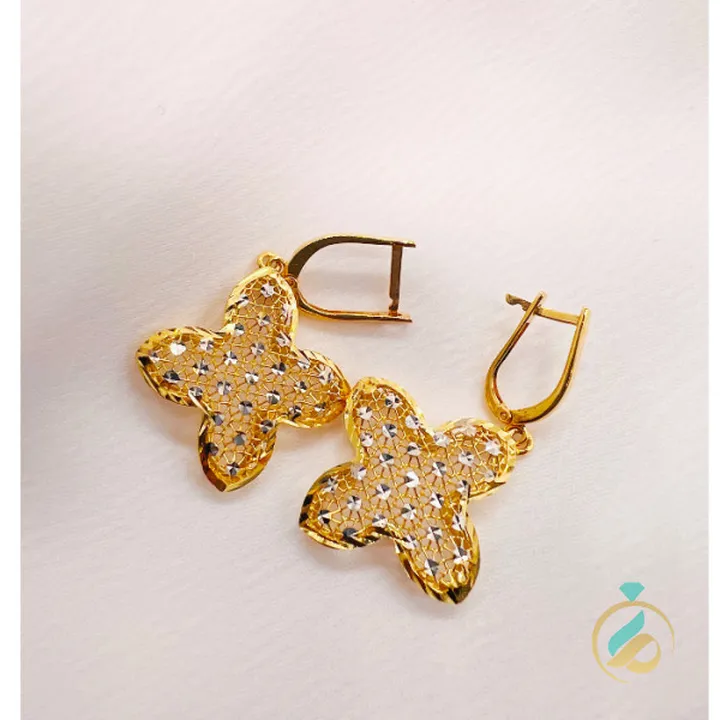 گوشواره طلا طرح نیلو یکتاخواه