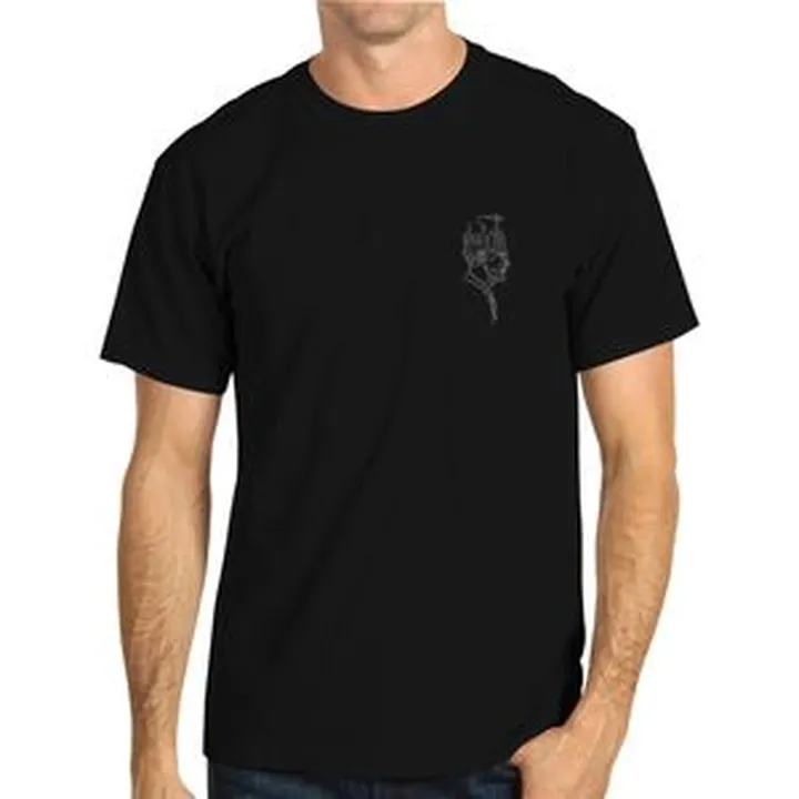 تیشرت آستین کوتاه مردانه مدل مهندس معماری و عمران رنگ مشکی