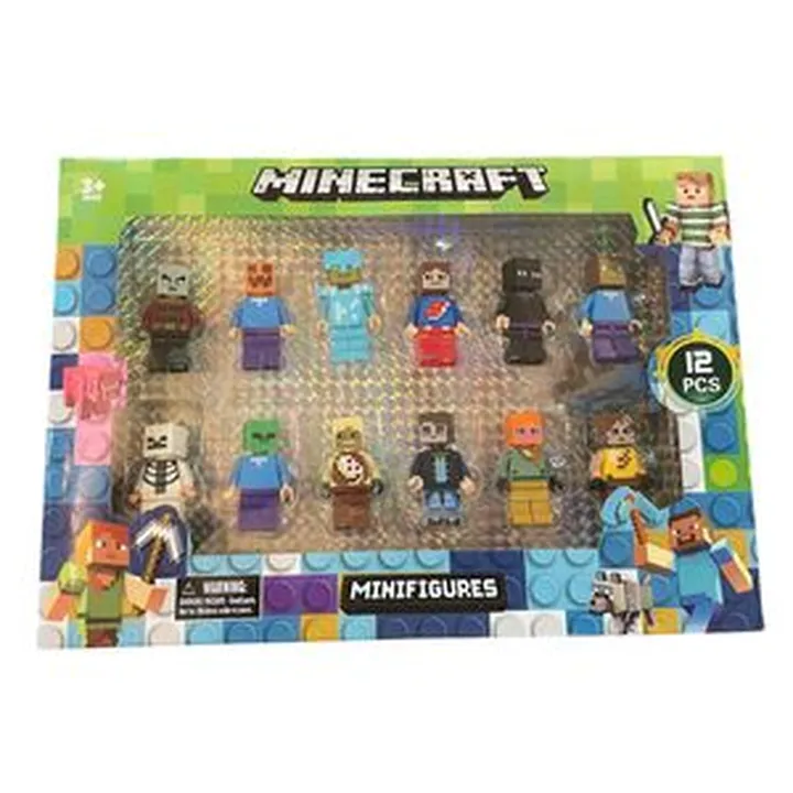 اکشن فیگور مدل ماینکرافت کد ۲۰۱۹ مجموعه ۱۲ عددی