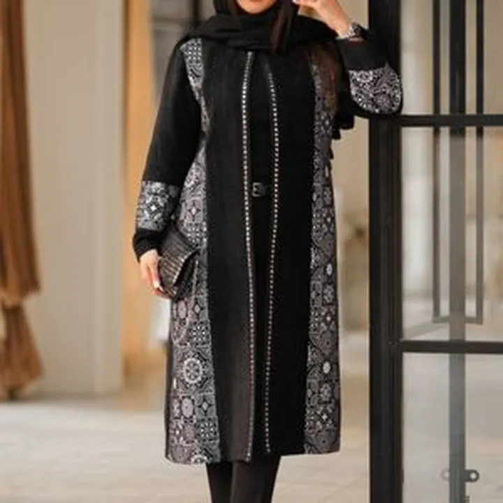 مانتو مزونی اطلس