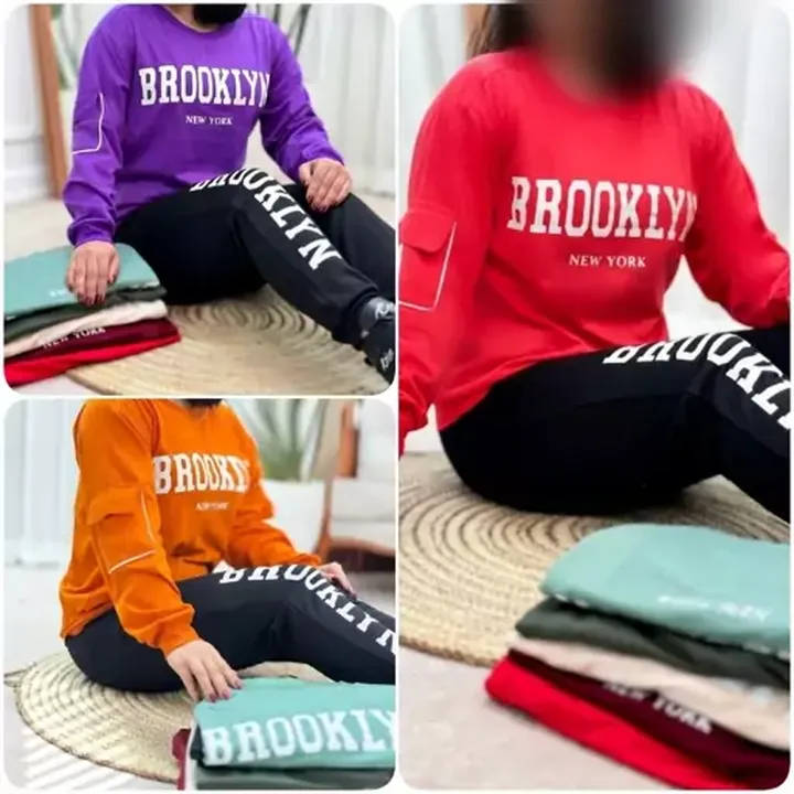 بلوز و شلوار BROOKLYN جنس پنبه توکرکی فری36تا46