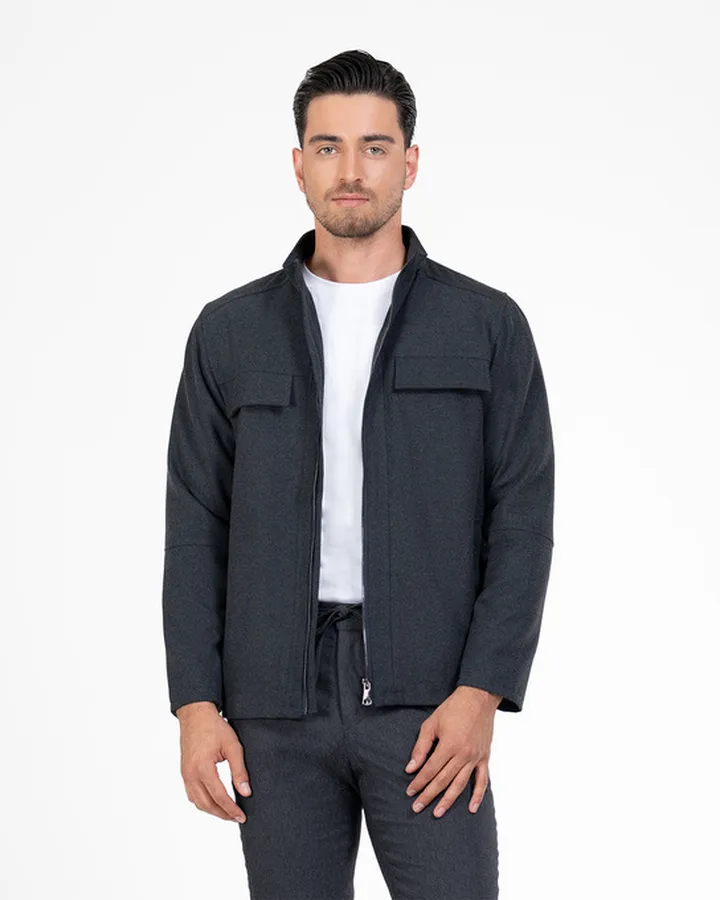 کاپشن مردانه پشمی کد 200 12