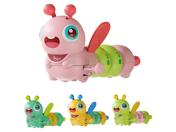 کرم کوکی با باله ها و شاخک های سیلیکونی اسباب بازی