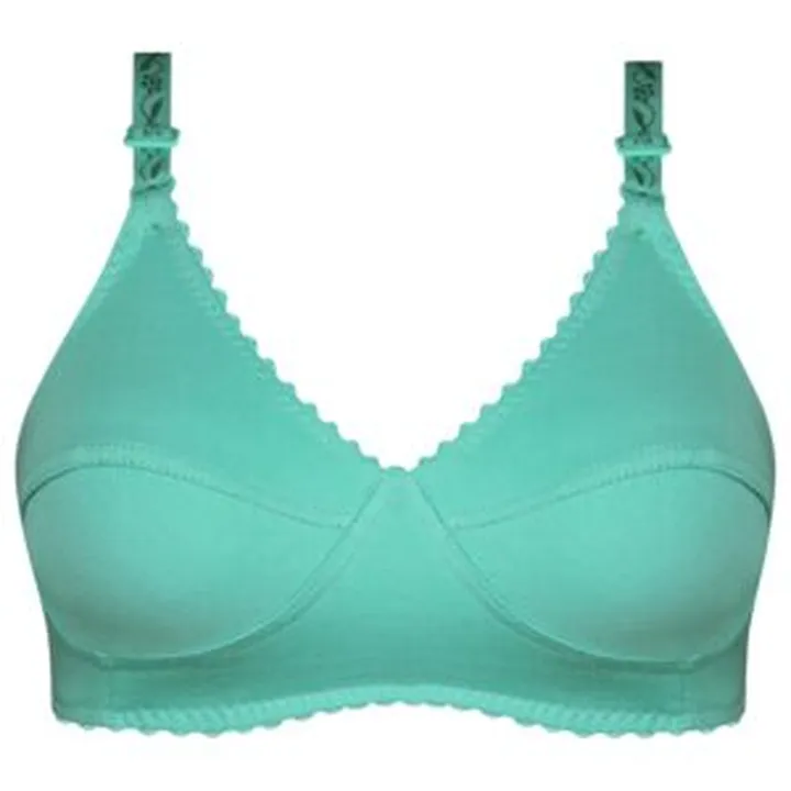 سوتین زنانه مدل نخی سبزآبی کد 3472