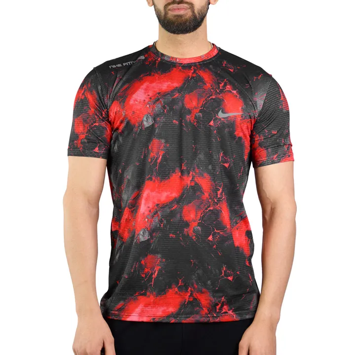 تیشرت ورزشی مردانه نایک مدل  GMS-DRI FIT-350  قرمز