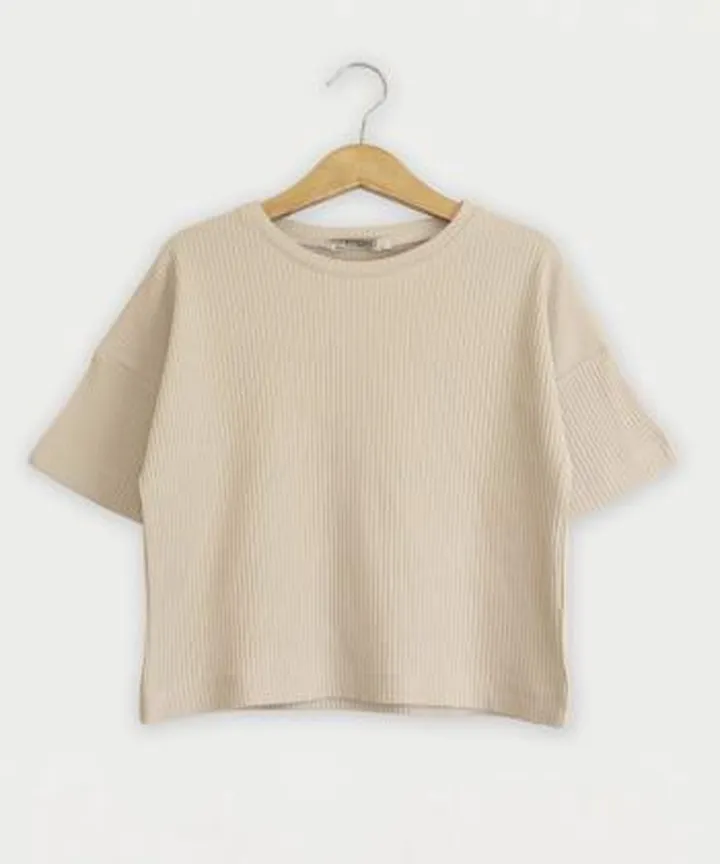 تیشرت آستین کوتاه دخترانه پیانو مدل 10345