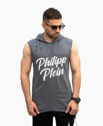 رکابی کلاه دار Philipp Plein