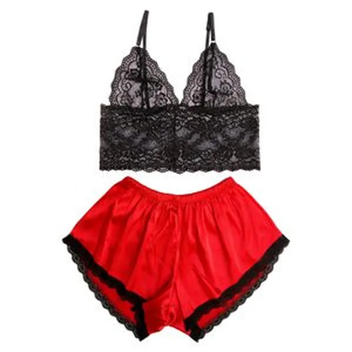 لباس خواب زنانه مدل ساتن ابریشم