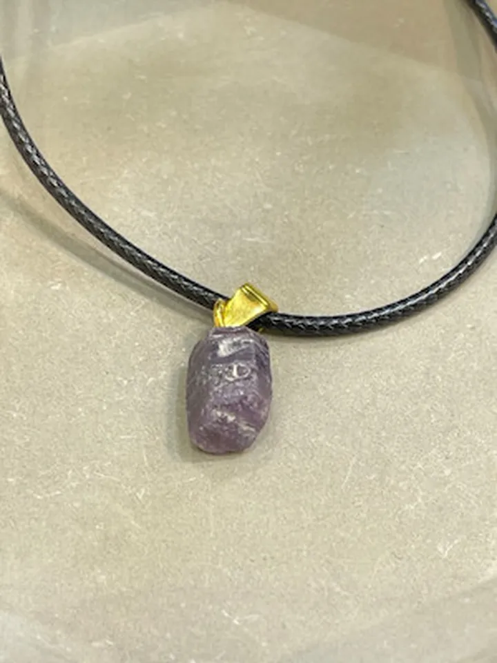 گردنبند سنگ راف یاقوت سرخ افریقا