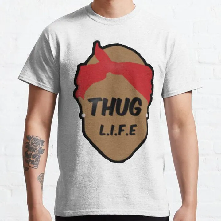 تیشرت 2PAC  طرح  Tupac – Thug life Classic T-Shirt