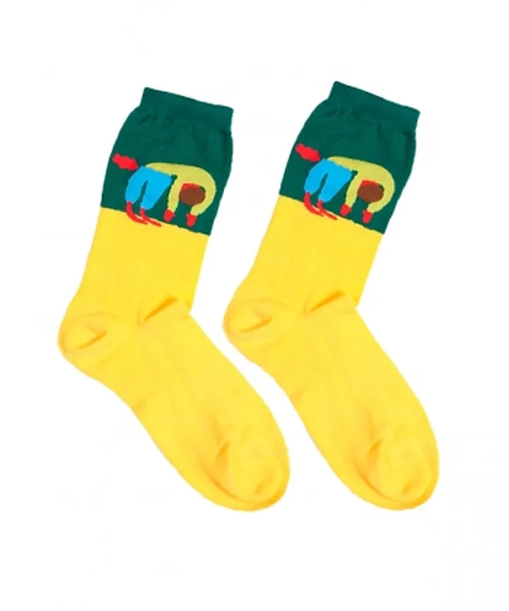 جوراب ساق بلند زنانه داینوساکس Dino Socks