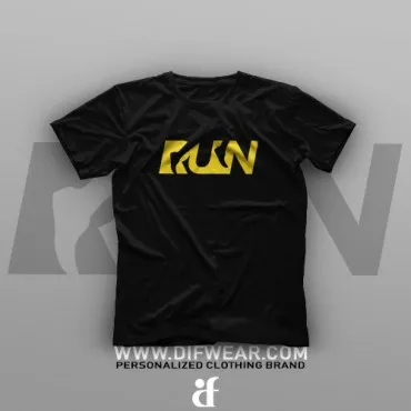 تیشرت Logo Art: Run #8