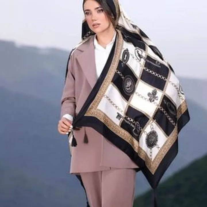 شال نخی نخ اسپان زنانه طرحدار زنانه 👌