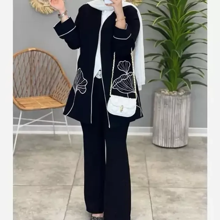 مانتو کتی قاصدک عیدانه مازاراتی گلدوزی مغزی دوزی  