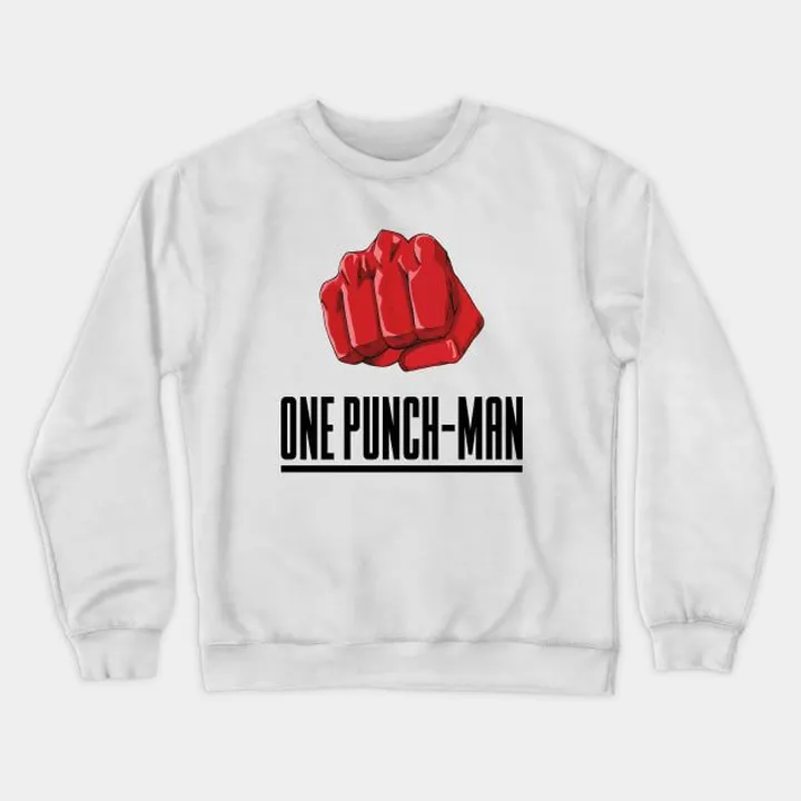 دورس مرد تک مشتی | دورس One Punch Man طرح The one punch Crewneck