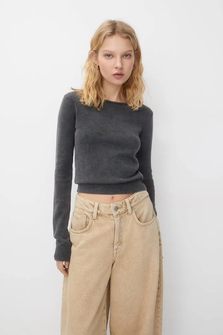 <span class="text-styled__StyledSpan-sc-d280c10c-1 dvOaRP">Pull & Bear< span>ژاکت بافتنی آستین بلند