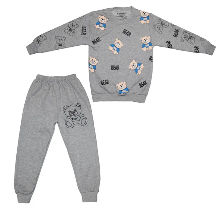 ست تی شرت و شلوار پسرانه چیندکا مدل خرسی 2024 کد 1...