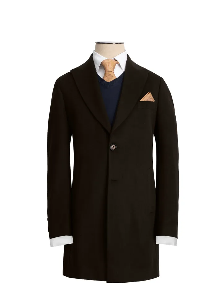 پالتو قهوه ای تیره ال سی من 98