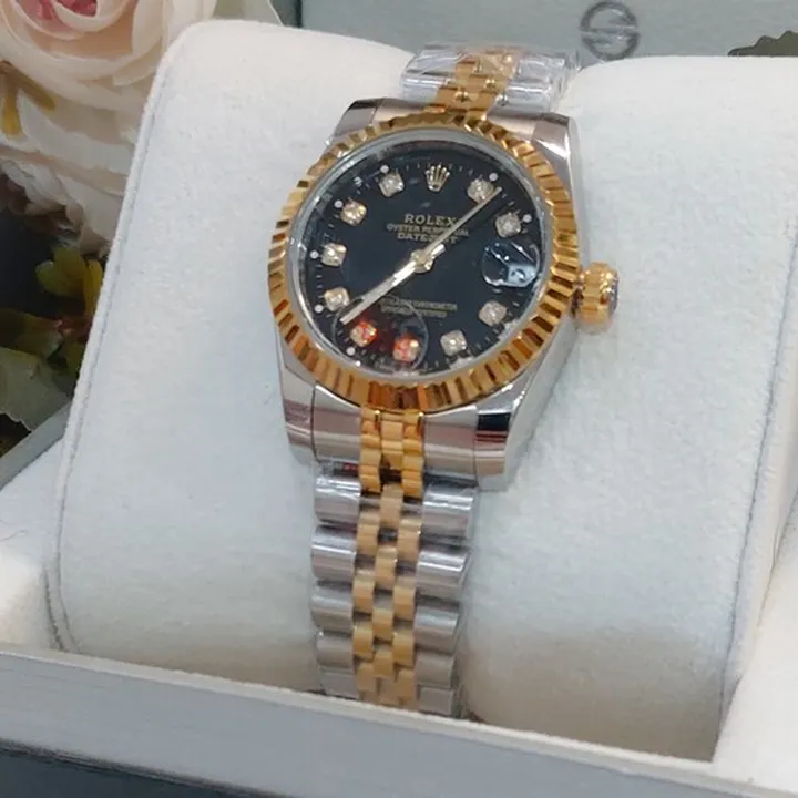 ساعت زنانه رولکس درجه یک موتور ژاپنی Datejust 