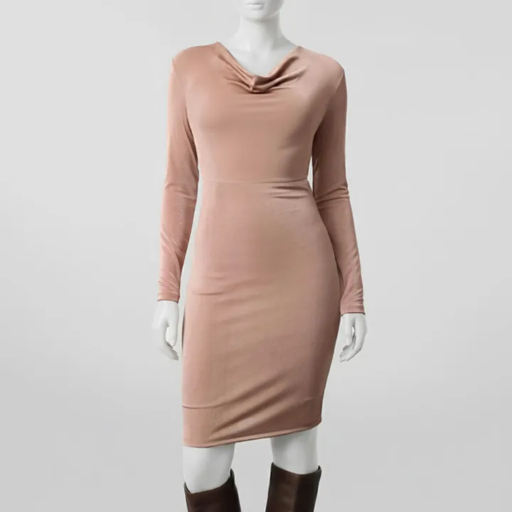 پیراهن یقه گرد زنانه مدل 838480577 طرح ترندیول