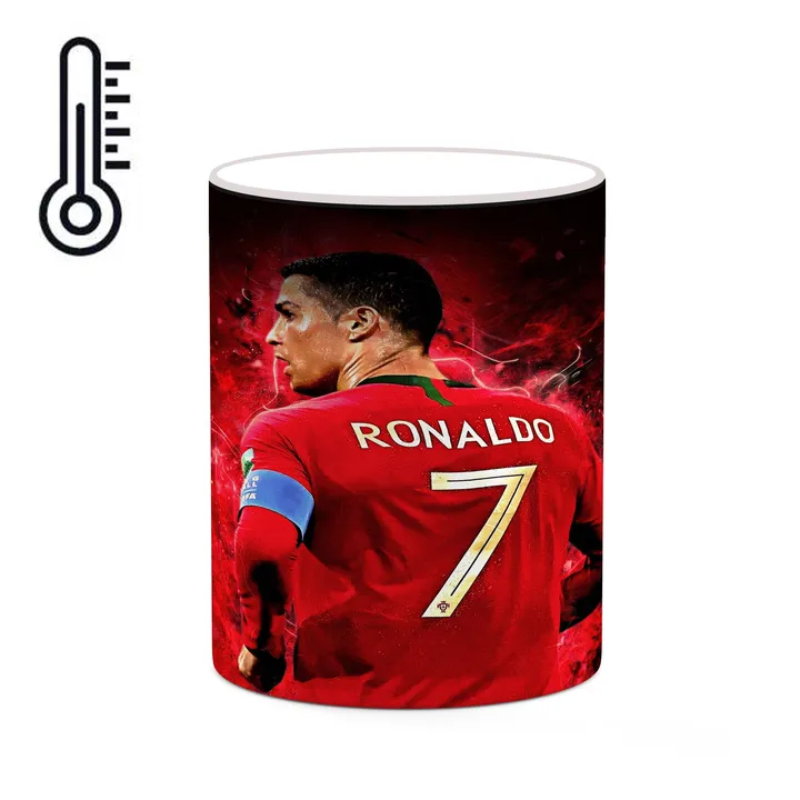 ماگ حرارتی کاکتی طرح Ronaldo رونالدو مدل mgh43163