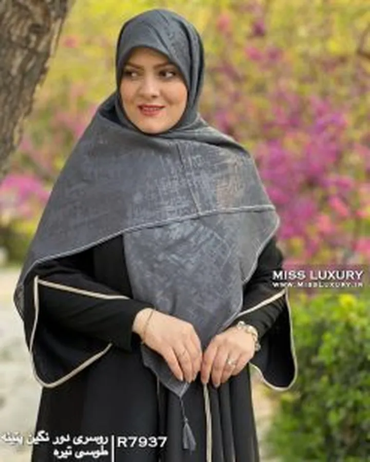 روسری مجلسی نخی پتینه R7937
