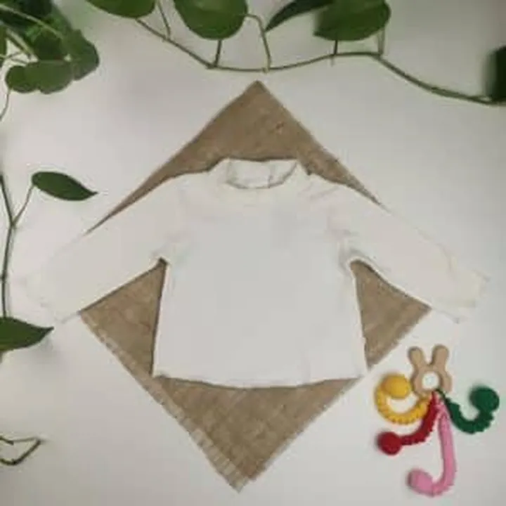 بلوز نوزادی دخترانه آستین بلند برند زارا پشت دکمه دار سفید رنگ – 3-6 ماه