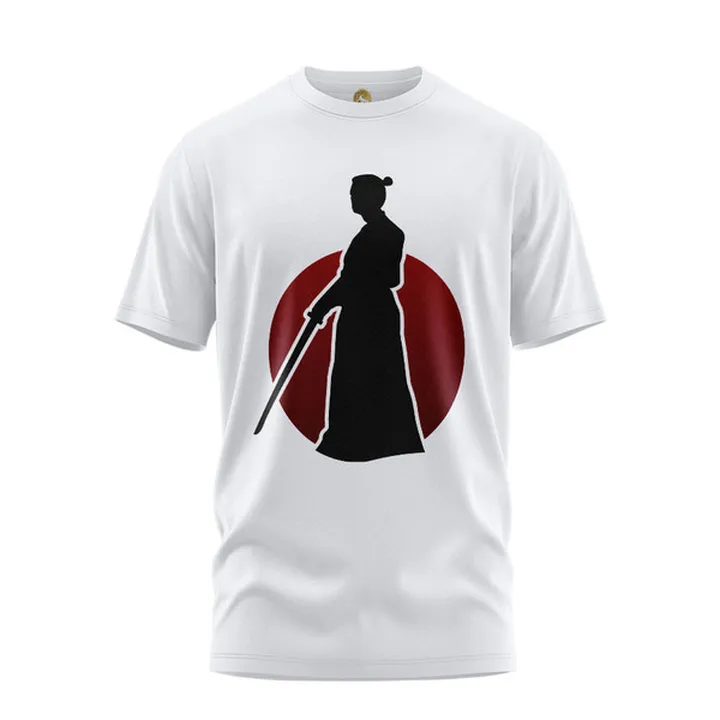 تی شرت آستین کوتاه مردانه هومرو مدل TW458 طرح سامو...