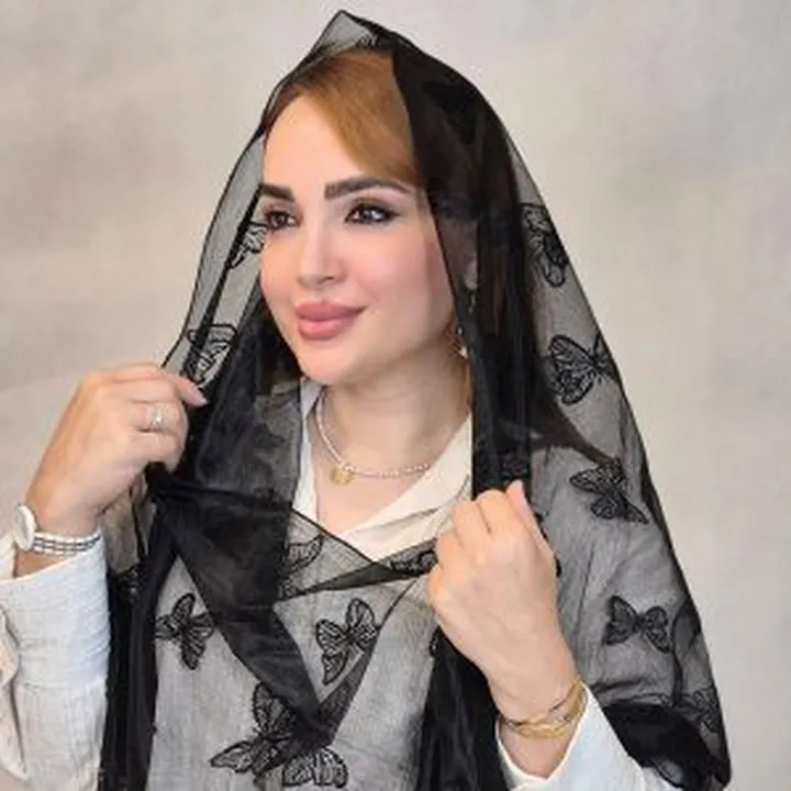 شال توری طرحدار ۳۵۷۰۰۹۴