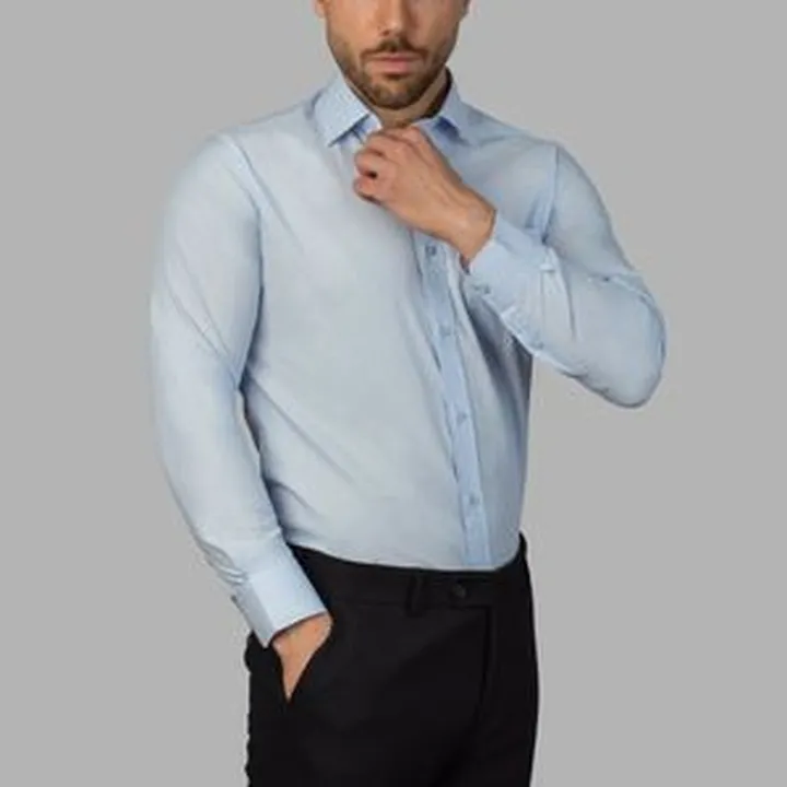 پیراهن آستین بلند مردانه آیکت ستاریمدل فلورا آکسفورد 111