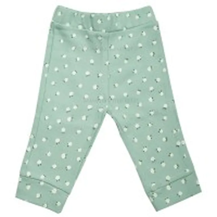 شلوار طرح يونيکورن تمام چاپ رنگ سبز گلدار سايز 3-0 ماه نيلي Nili