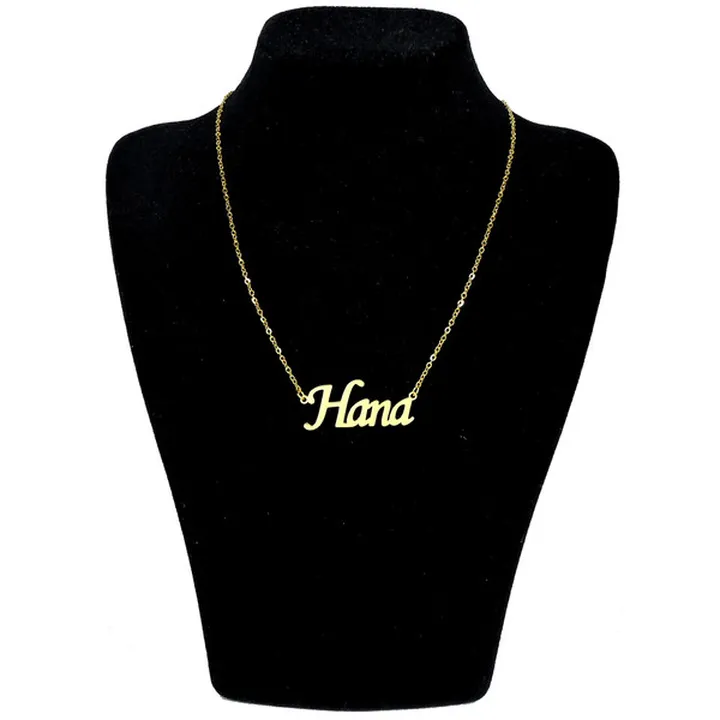 گردنبند نقره طرح حنا طرح 001