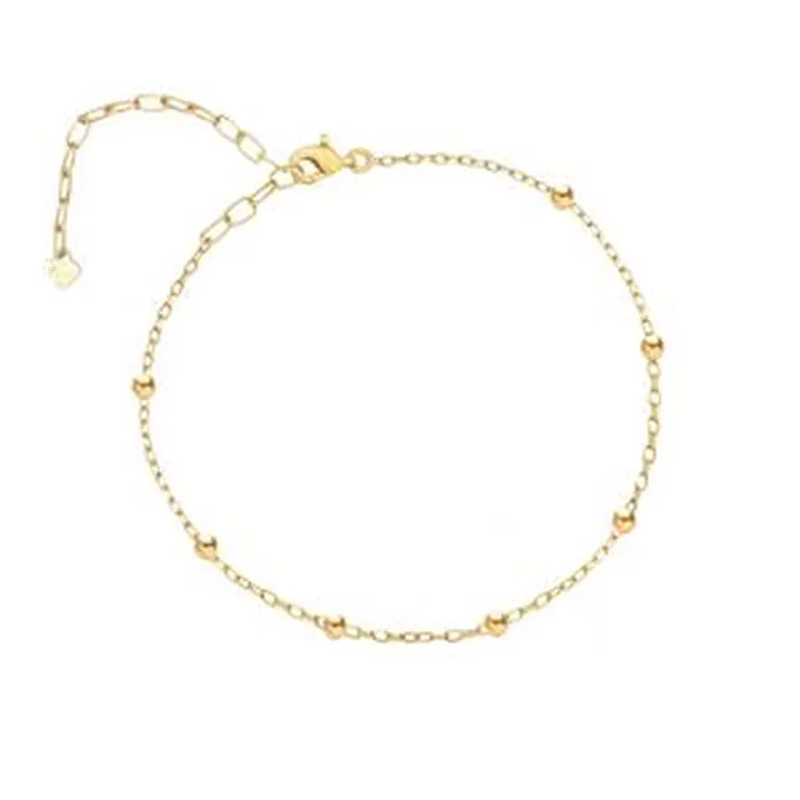 پابند طلا 18 عیار زنانه ماوی گالری مدل تمام گوی