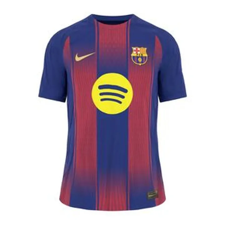 تی شرت ورزشی آستین کوتاه مردانه مدل بارسلونا Home 2026 رنگ قرمز