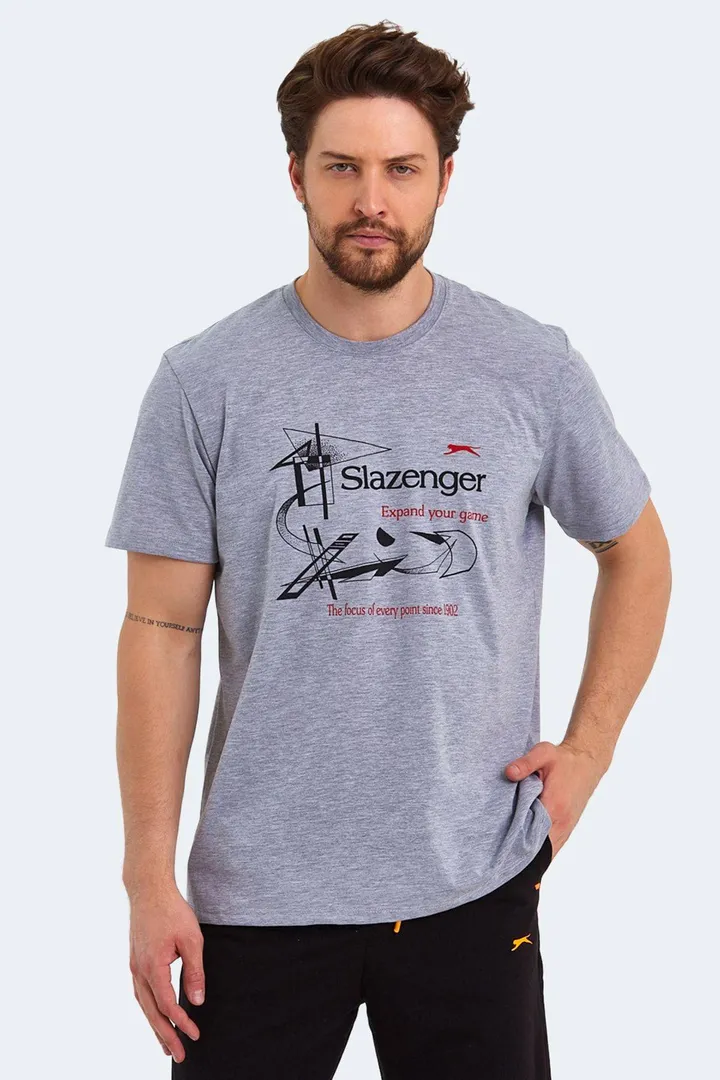 <span class="text-styled__StyledSpan-sc-d280c10c-1 dvOaRP">Slazenger< span>تیشرت مردانه کارنن اور خاکستری