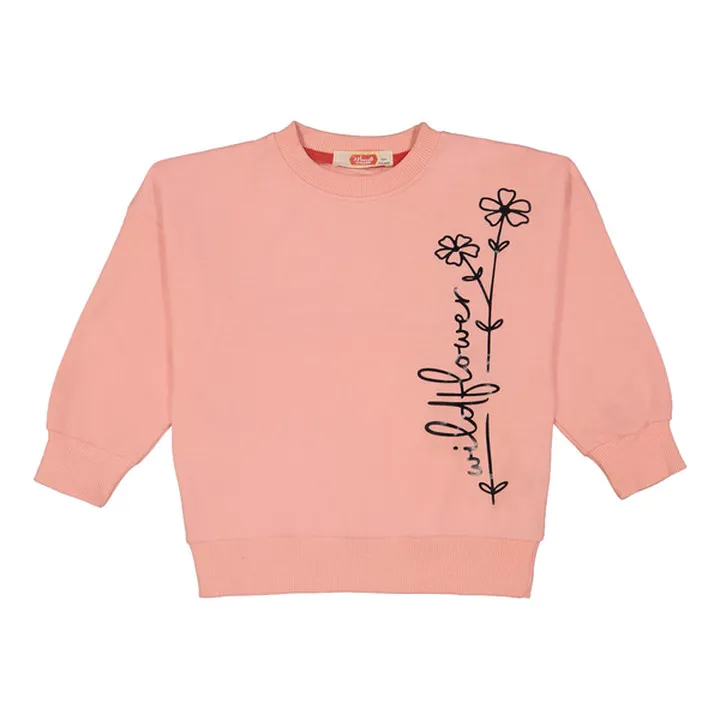 سویشرت دخترانه مادر مدل هانا رنگ گلبهی