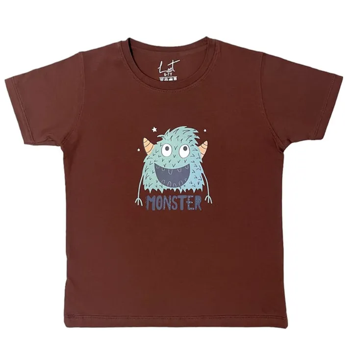 تیشرت آستین کوتاهبچگانه لینتل مدل Monster