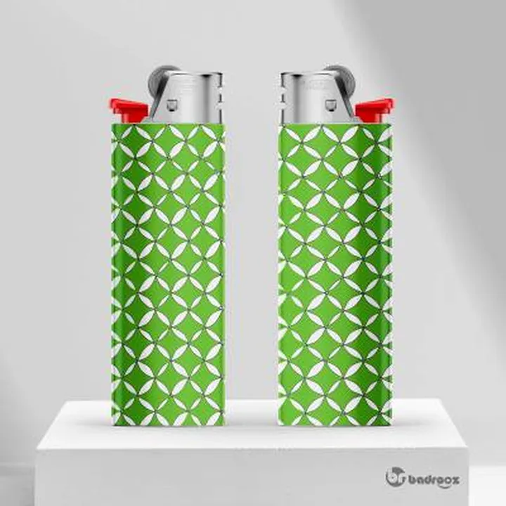 فندک اشکال منظم به رنگ سبز